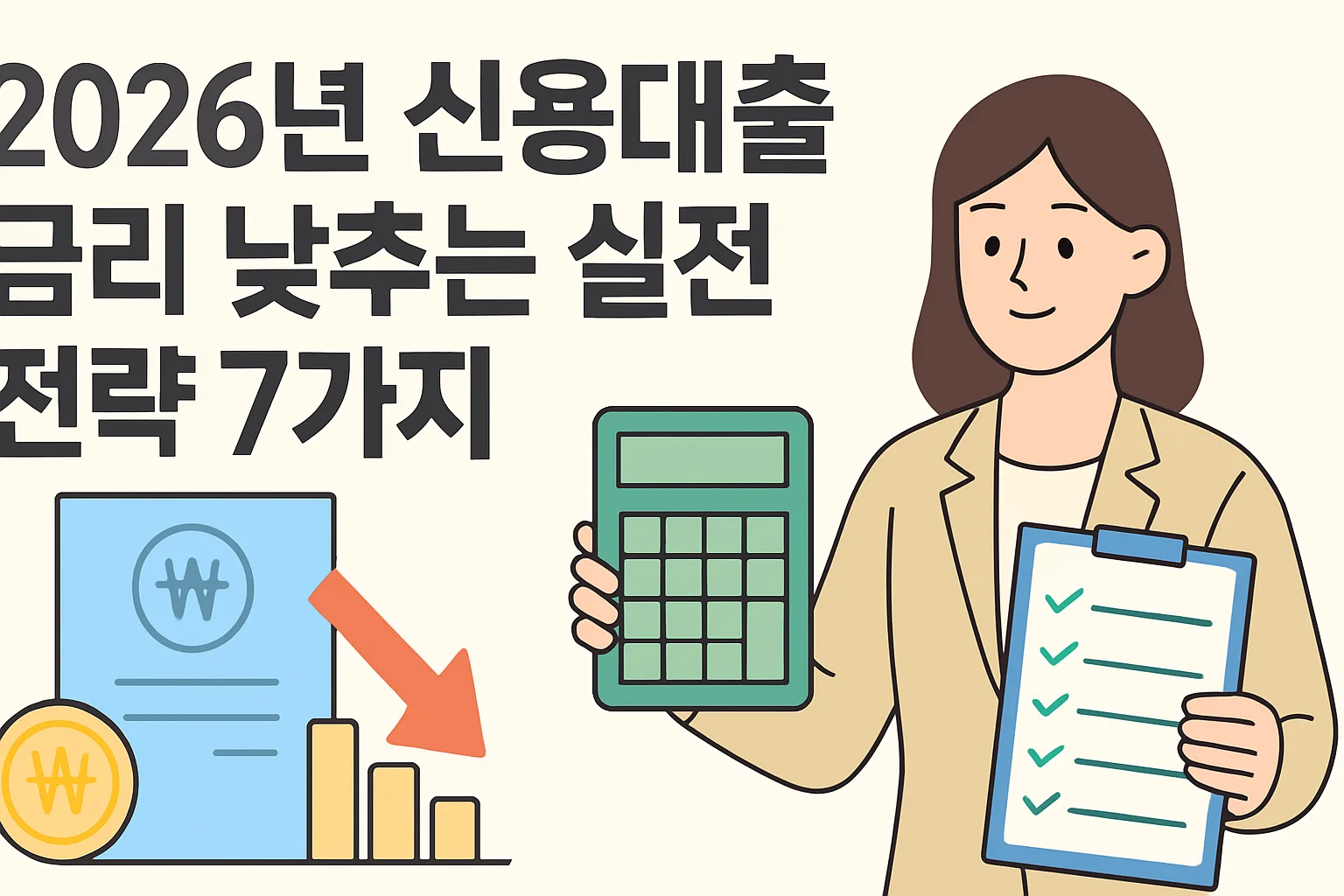 2026년 신용대출 금리 낮추는 실전 전략 7가지