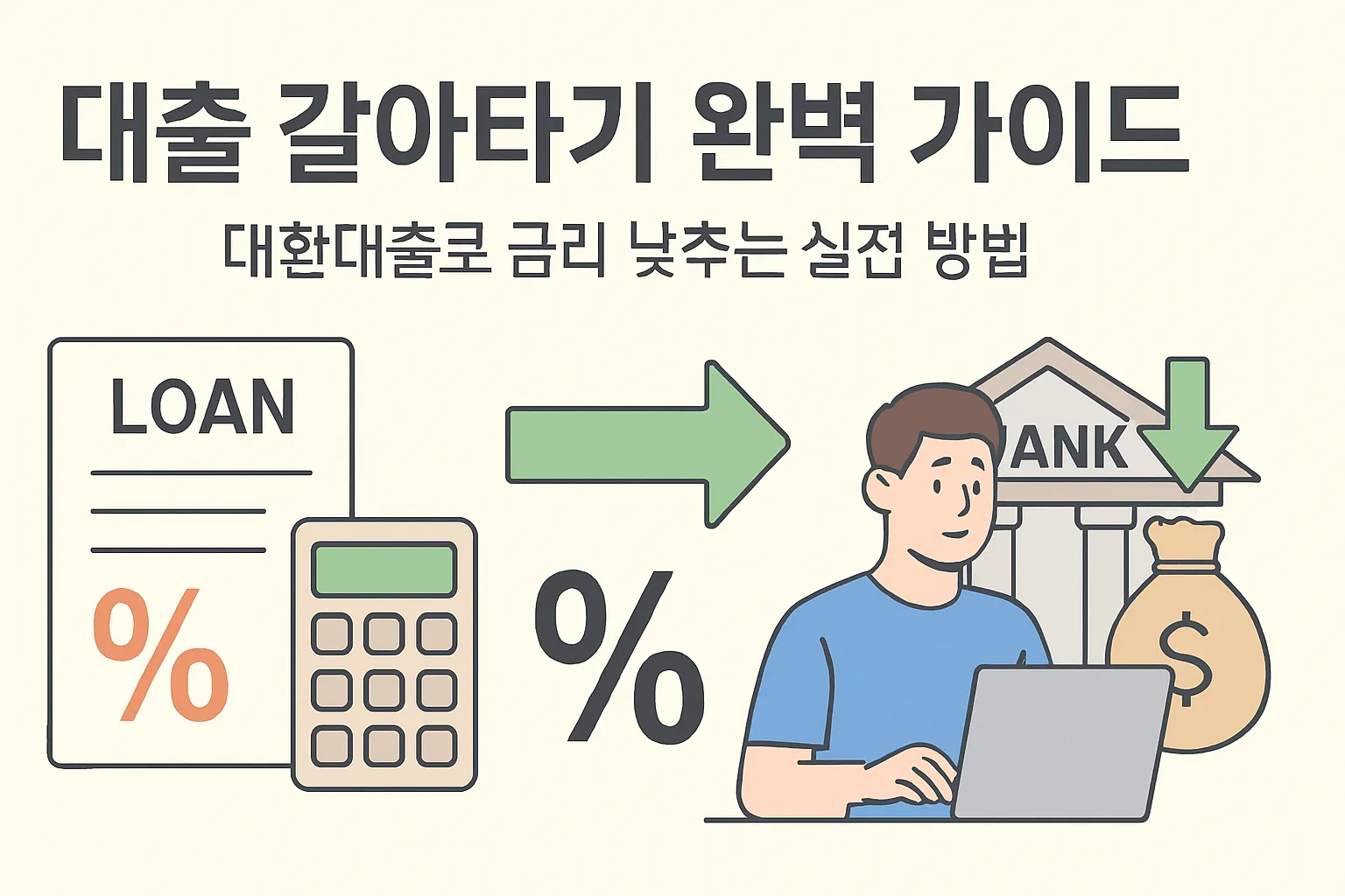 대출 갈아타기 완벽 가이드: 대환대출로 금리 낮추는 실전 방법