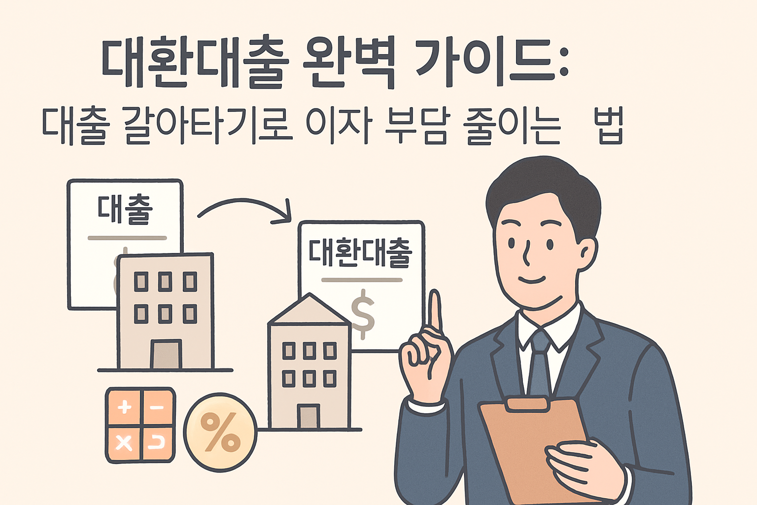 대환대출 완벽 가이드: 대출 갈아타기로 이자 부담 줄이는 법