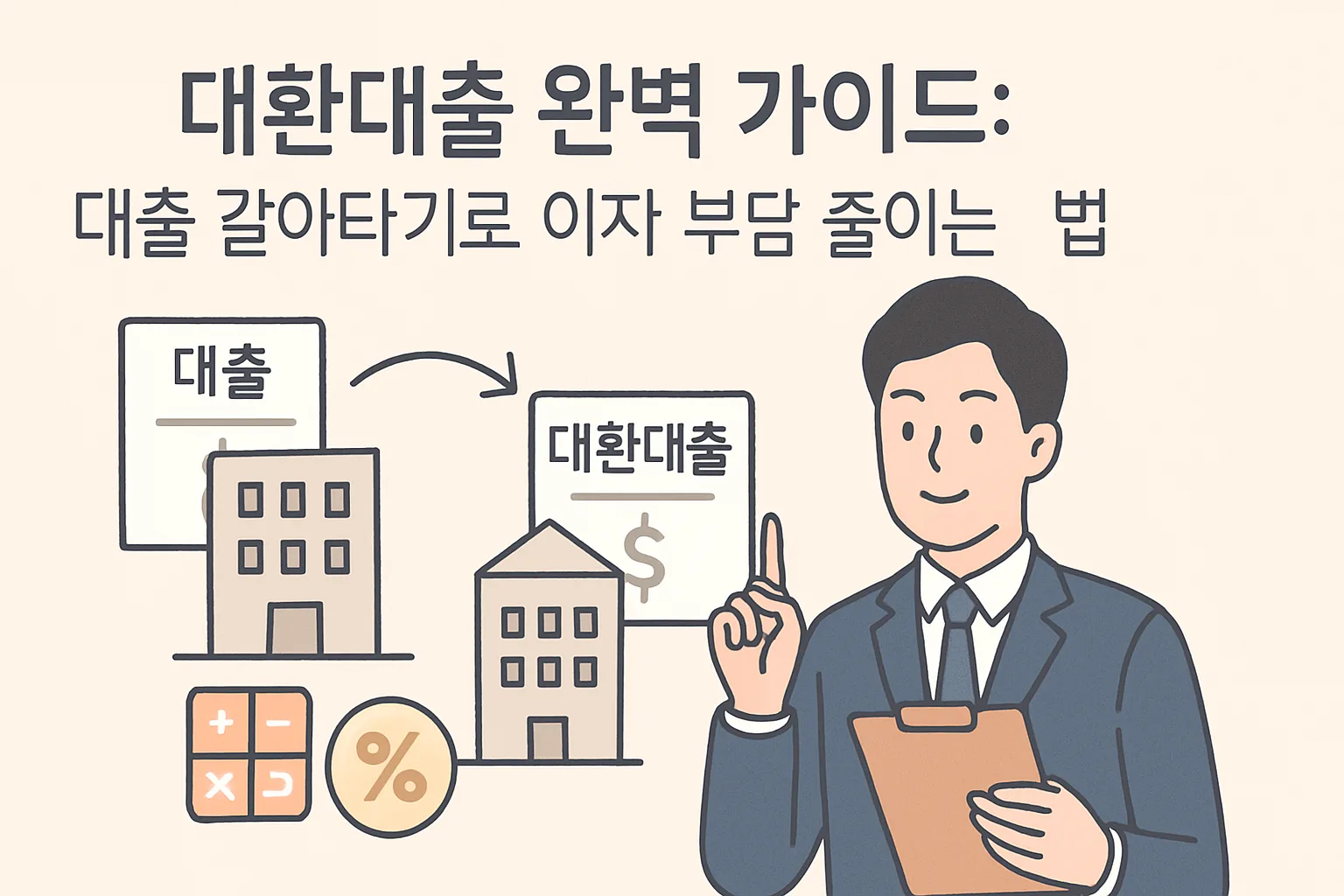 대환대출 완벽 가이드: 대출 갈아타기로 이자 부담 줄이는 법