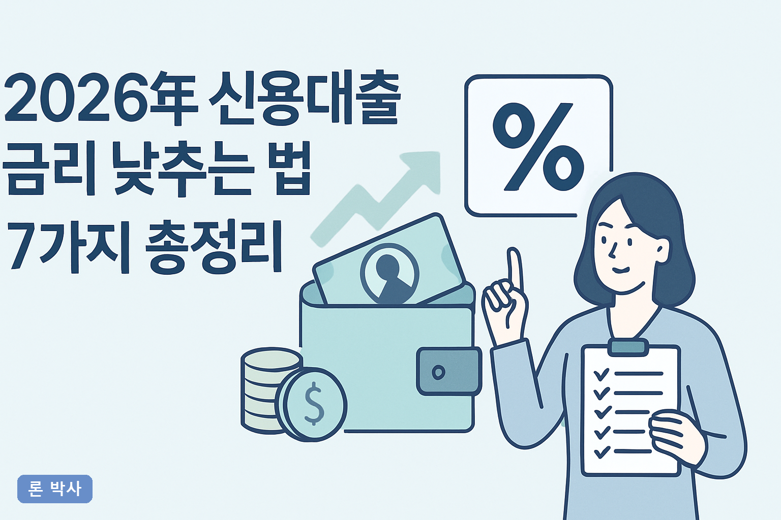2026년 신용대출 금리 낮추는 법 7가지 총정리