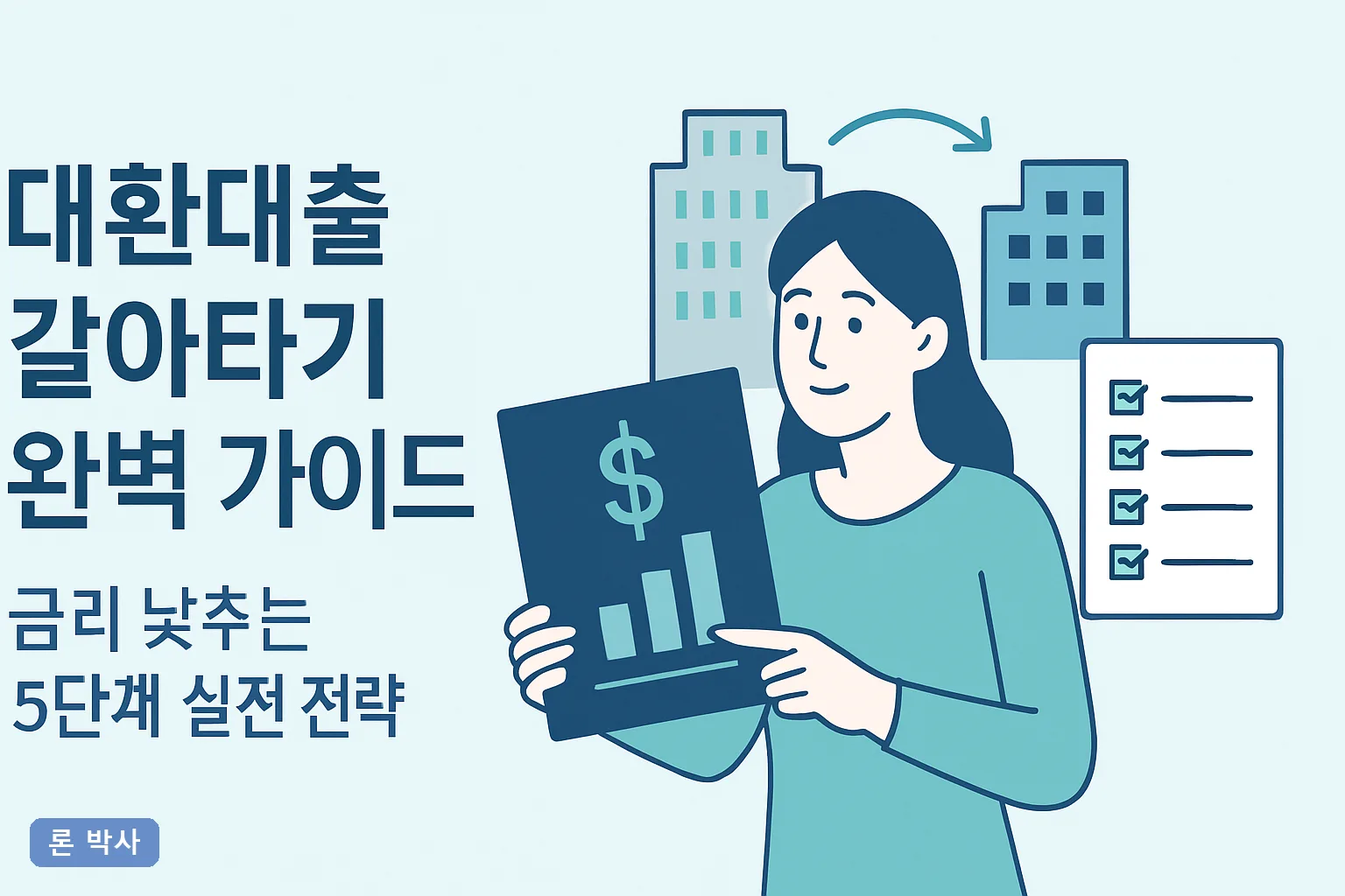 대환대출 갈아타기 완벽 가이드 : 금리 낮추는 5단계 실전 전략