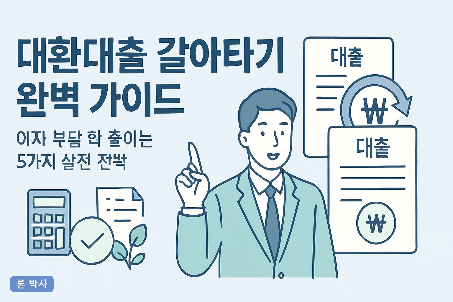 대환대출 갈아타기 완벽 가이드: 이자 부담 확 줄이는 5가지 실전 전략